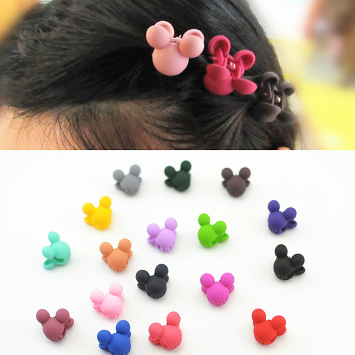 South Korean children's head adorned with baby small gripping clip Princess Liuhai clip Hair Accessories Plastic Frosted Hair Clip Hairpin Clip