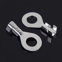 6 2 round ground lug copper nose cold-pressed terminal round DJ431-6A 6 2 lug ground ring outer diameter 12