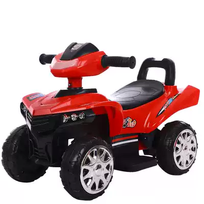 Children's electric car four-wheel baby electric car locomotive children's toy car can take a remote control charging baby carriage