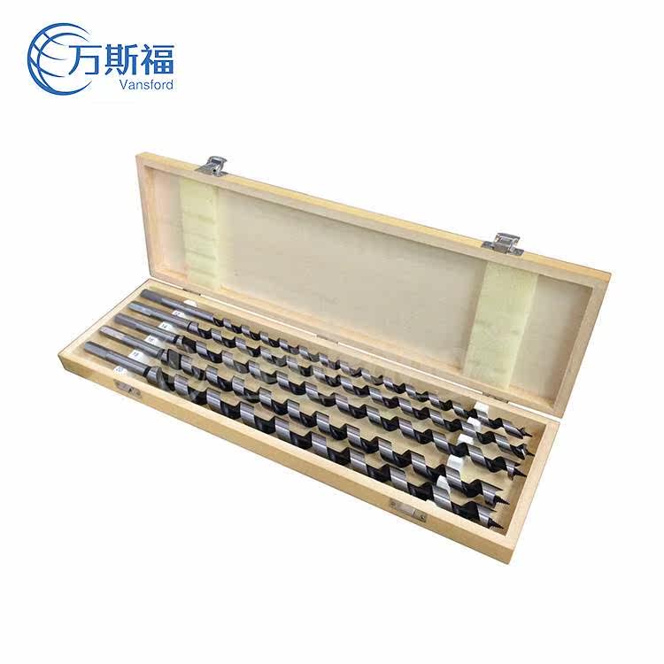 Woodworking drill bit wooden box set woodworking drill bit woodworking drilling drill bit support drill 6-piece set of 8-piece set