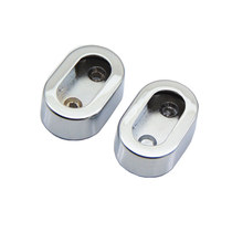 Factory direct wardrobe hangers 16 combination clothing support alloy fixed flange seat furniture hardware accessories