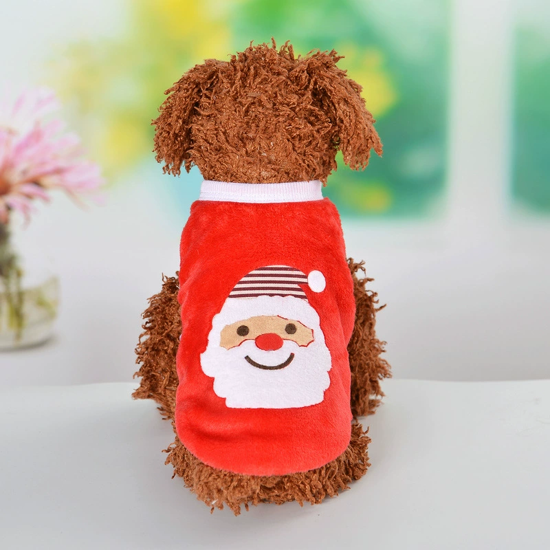 Quần áo cún con mùa thu và mùa đông san hô len phim hoạt hình sữa chó sữa mèo siêu nhỏ thú cưng vest Teddy gấu con chó quần áo - Quần áo & phụ kiện thú cưng