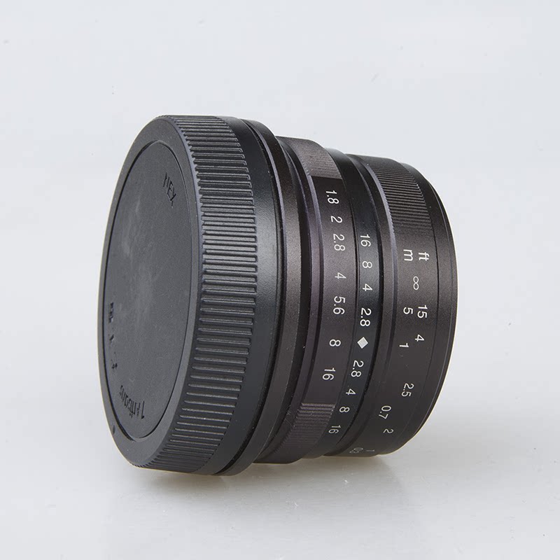 7artisans Seven craftsmen 25mm f1 8 semi-painted wide angle large aperture manual micro-single eye camera lens tourism second hand