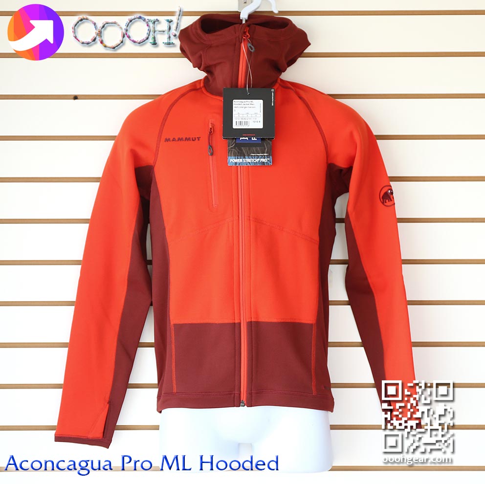(OOOH) Mmammoth Mammut Aconcagua Pro ML Hoody professional suede even cap coat