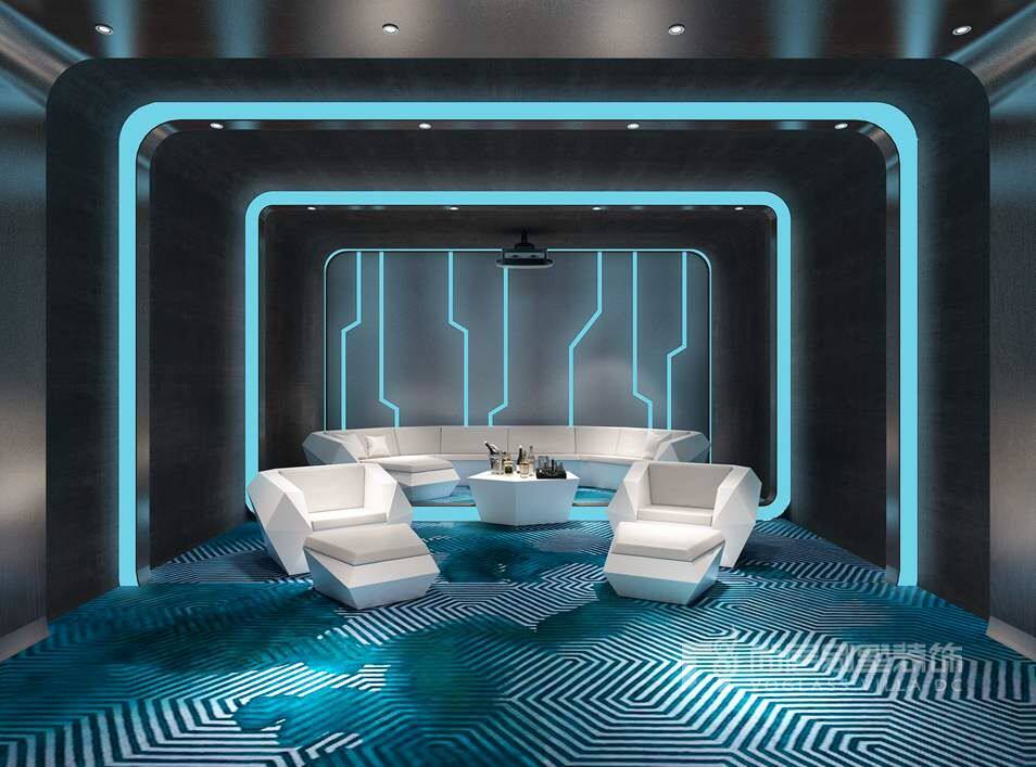 Villa private theater customization (acoustic decoration design equipment installation and debugging integration)