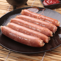 Santong Wanfu desktop sausage hot dog sausage large pieces of meat sausage pork grilled sausage 10 fried barbecue iron plates