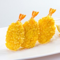 Golden Jade Butterfly Shrimp Corn Flakes Shrimp Milk Tea Western Meal Snack Fried Semi-finished 600 gr