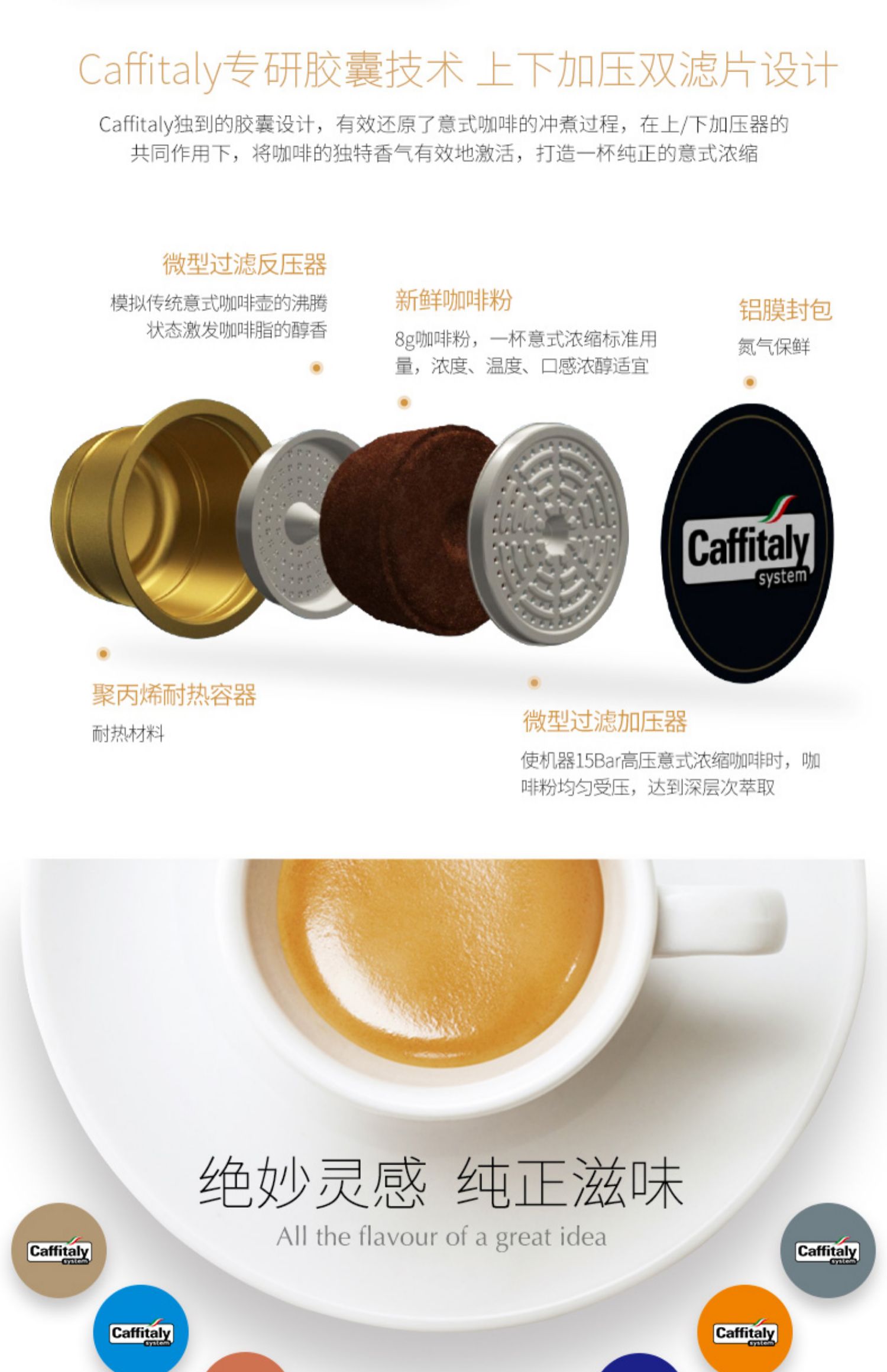máy pha cafe văn phòng CAFFITALY / Cafitalli S22 Máy pha sữa tự động tại nhà của Ý - Máy pha cà phê máy pha cà phê gemilai