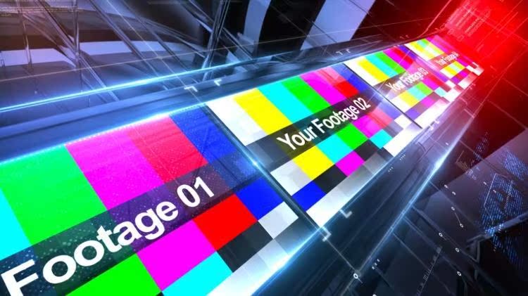 mua tivi samsung Công nghệ màu xanh ba chiều hiển thị tin tức phát sóng chương trình TV gói tiêu đề kênh kênh ae mẫu - TV tivi lg 55 inch