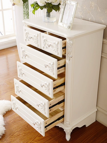 Европейский в стиле боевой шкаф спальня пять -бакет шкаф корейский хранение 4 хранения ведра