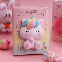 A positive decompression network of Red Girl heart vent pinch this soft notepad student cute cartoon hand account book