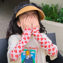 2022 Summer childrens clothing short sleeves T-shirt compassionate children CUHK child blouses sunscreen sleeves