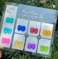 9-цветный летний набор для очистки льда с дофамином + кисть, хорошая цветовая палитра