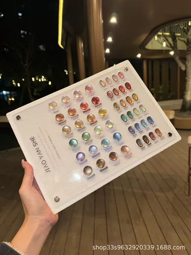 Стеклянный комплект, лак для ногтей для маникюра, кошачий глаз, 24 цветов, зеркальный эффект