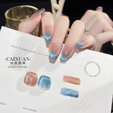 Комплект для маникюра, демисезонный лак для ногтей, блестки для ногтей, коллекция 2023, 9 цветов, кошачий глаз