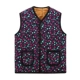 Trung niên dày cộng với vest nhung mùa xuân và mùa thu đông vest nữ cao tuổi vest vai bà ngoại áo khoác cotton