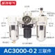 AC3000-02 волоконный фильтрующий элемент, ряд перепада давления