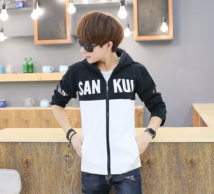 Mùa thu đông 2016 mới cộng với áo khoác nhung nam dày trẻ trung đồng phục bóng chày mỏng xu hướng đồng phục Hàn Quốc áo bomber jacket