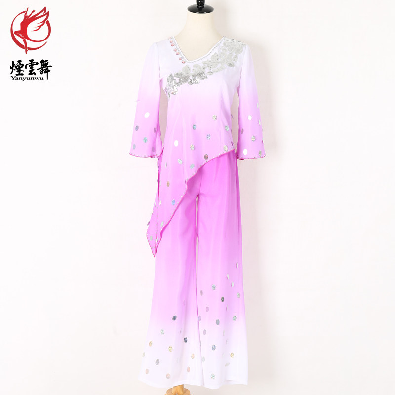 Smoke - cloud dance stage show clothing classical dance clothing Jiazhou Yangzhou dance clothing custom