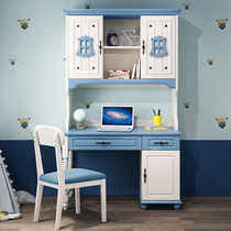 American childrens desk bookcase combination boy bedroom corner desk 1 2 one home multifunctional computer desk