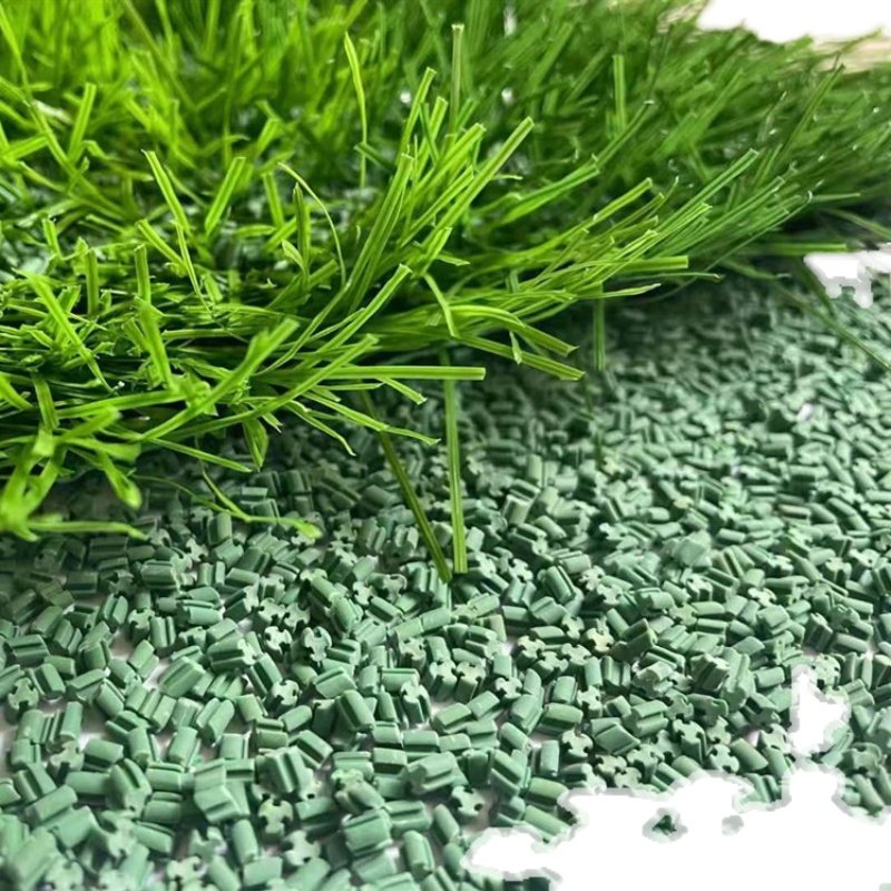 Artificial Lawn Football Field Fill Gum Grain Playground Simulation Grass Buffer Grain damping Performance Good drainage superiority