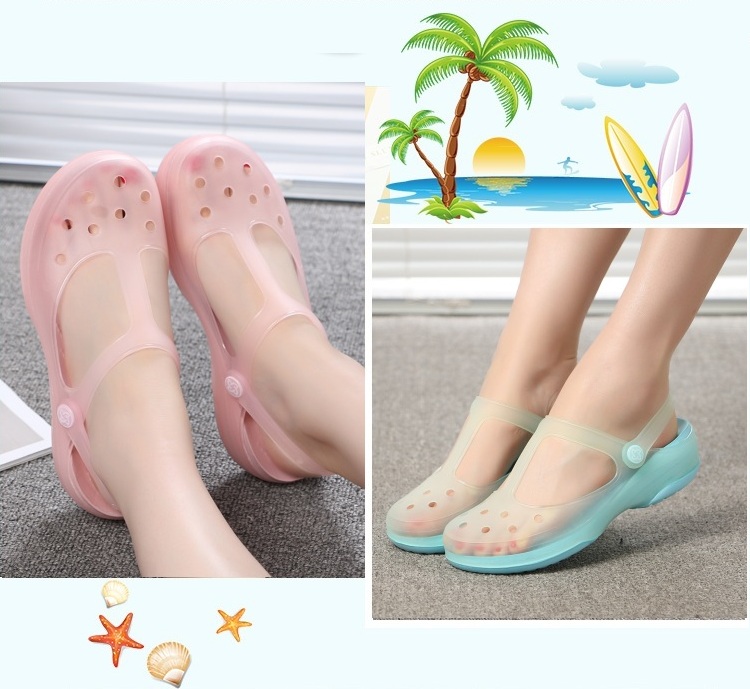 Chính hãng VEBLEN giày lỗ nữ dép mùa hè -giày bãi biển - dép đi mưa - dép đi trong phòng làm việc và dép đi trong nhà