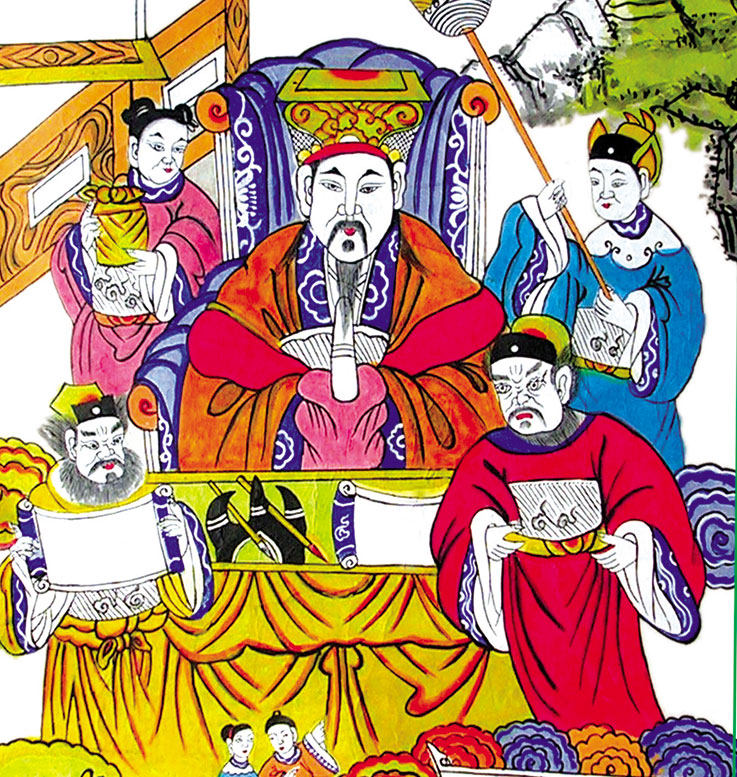 阎王手绘,手绘,阎王图片_大山谷图库