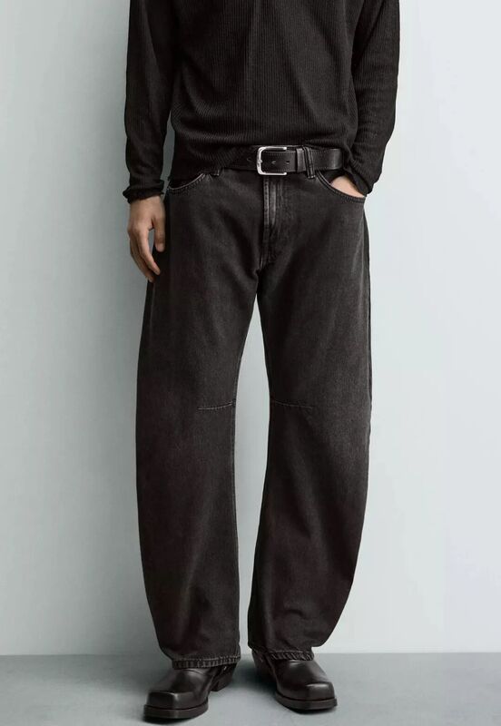 2026 Spring New Men's Loose Casual Washed Jeans Long Pants Wide Leg Pants 0840468