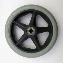 6 inch wheel diameter 15cm wheel wheelchair front wheel shopping cart wheel accessories rubber wheel