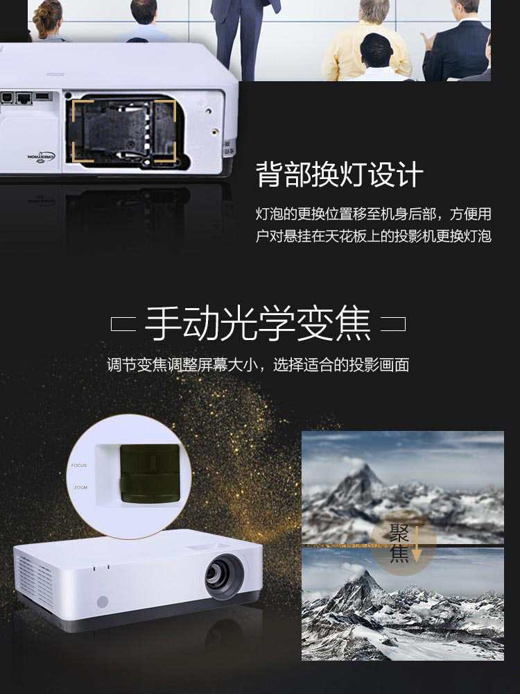 Máy chiếu SONY Sony VPL-EX430EX433 HD máy chiếu đào tạo kinh doanh tại nhà 1080P không dây