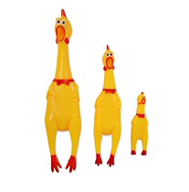 Rubber bite-resistant dog dog toy sound funny screaming chicken strange chicken pet dog dog dog dog cat toy