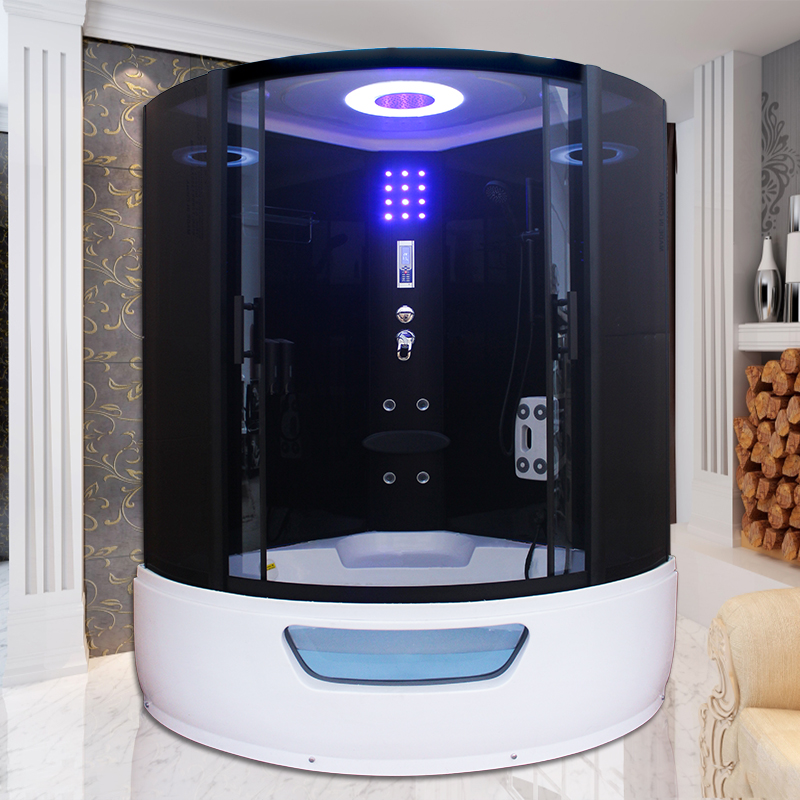 Integral shower room bath bath room with bathtub bath bathroom sauna tempered glass integrated bidet