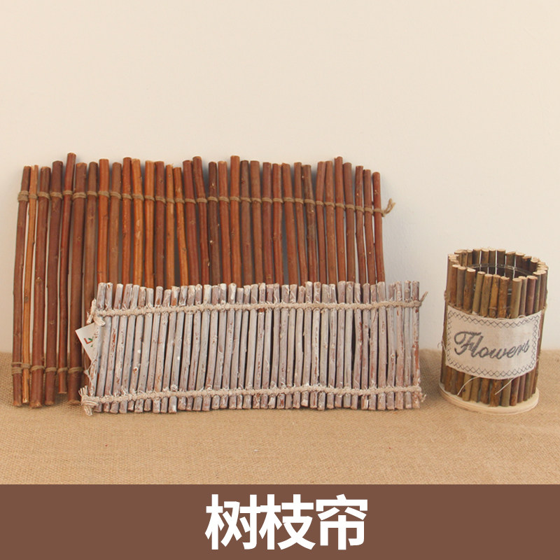 DIY Branches Dried Flowers Decoration Curtain Wood Interior Hanging Accessories Wall Home Swing Accessories Kindergarten Sen Handmade Material Bag