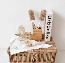 Han Edition High Face Value Cold Color Ensemble Newborn Baby Baby Special Pacifier Brush Bottle Brush Portable Airing Drain Brush