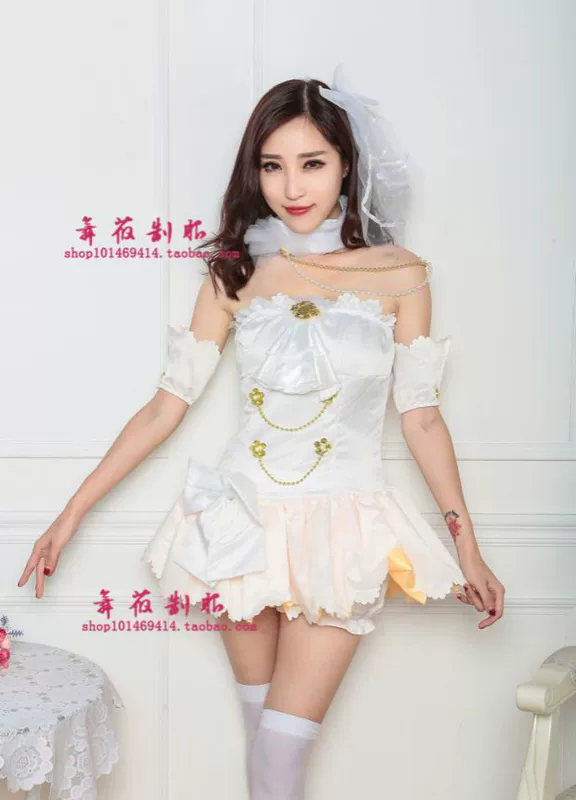 Hôn nhân hoa lãng mạn Tình yêu sống lãng mạn thức tỉnh váy cưới Chim Nam Xiguo Ji trang phục cosplay đầy đủ - Cosplay