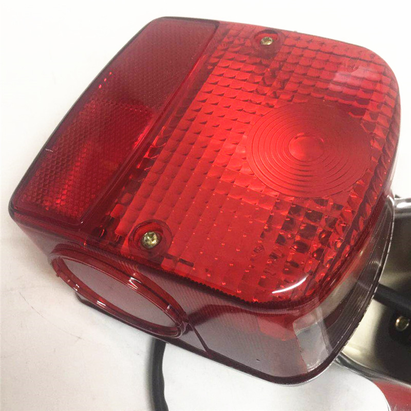 Đối với Suzuki Prince HJ125-8 / GN125 đèn hậu lắp ráp đèn phanh phía sau vỏ đèn hậu - Đèn xe máy độ đèn led xe máy