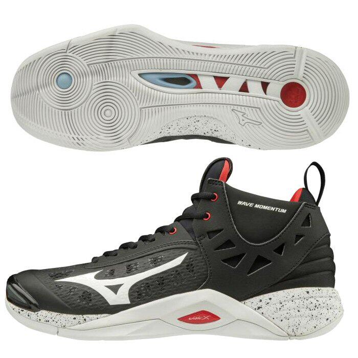Japan MIZUNO Meijin thick WAVE MOMENTUM MID cushion professional volleyball shoes V1GA1917