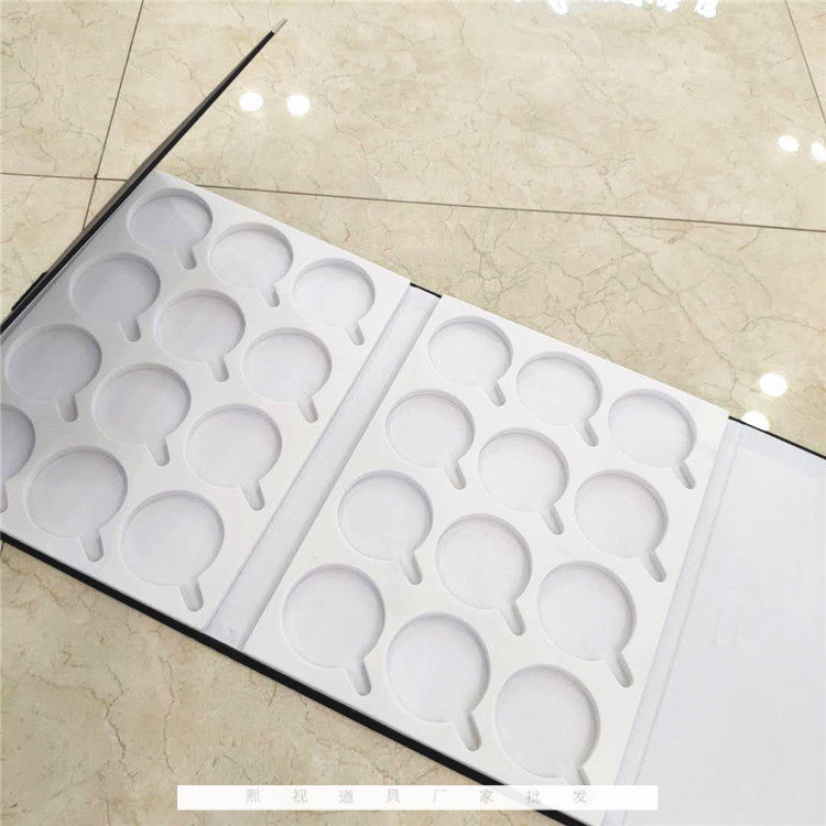 Glasses shop lens display props Lens sample This lens storage box Lens display props double layer 24 pieces