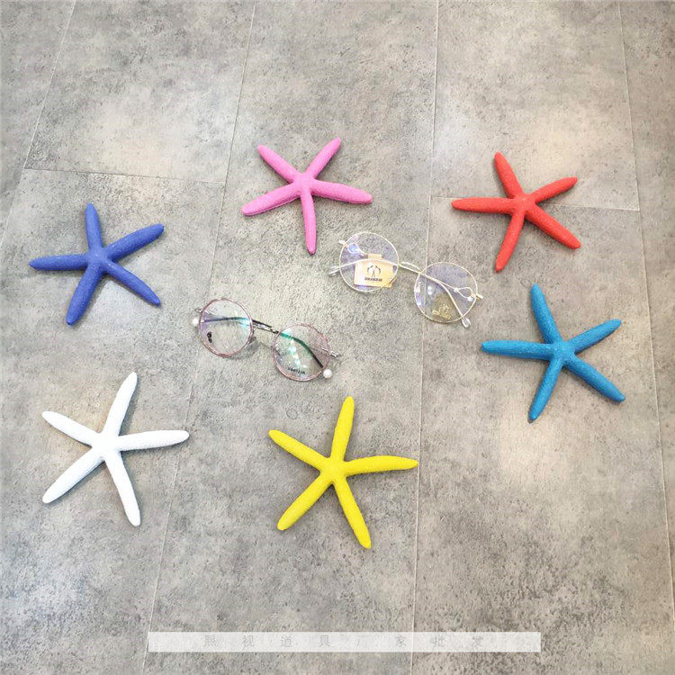 Sea Star Decoration Props Glasses Shop Counter Swing Piece Marine Wind Shop Window Display Furnishing Glasses Decoration Props Show