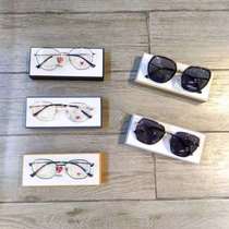 Glasses display stand sunglasses display decoration display box glasses photo props counter leather display rack tray