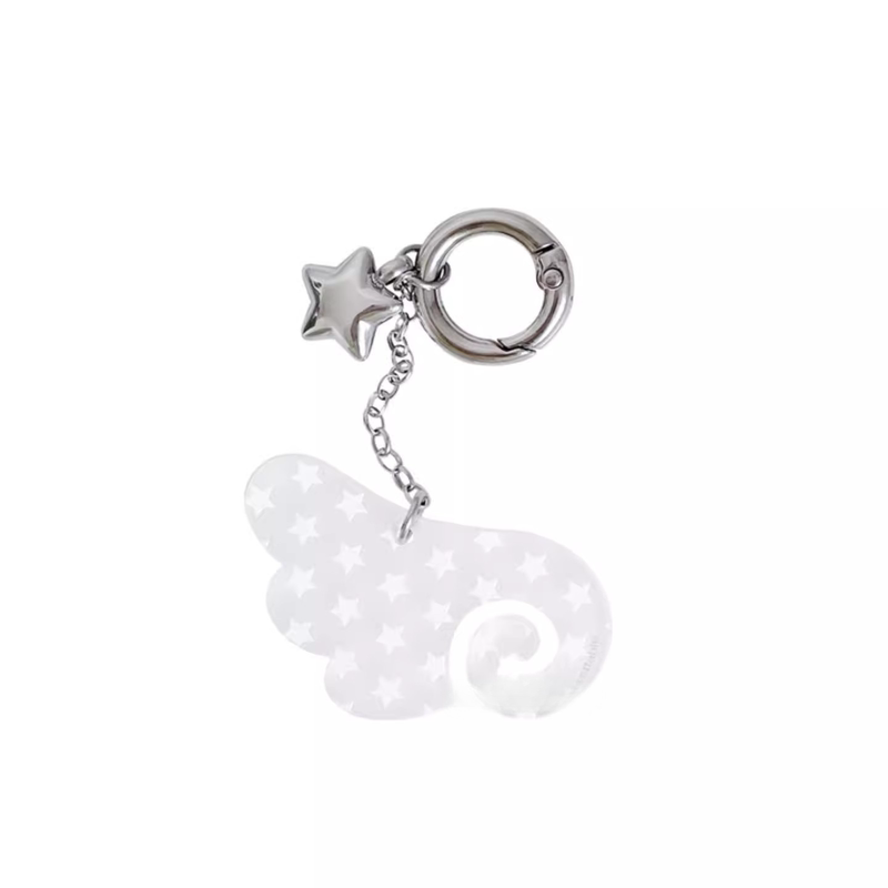 Angel Wings Keychain Frosted Chain ins Suitable for AirPods Pendant Accessories Backpack Car Keychain Pendant Angel Wings Keychain Frosted Chain ins Suitable for AirPods Pendant Accessories Backpack Car Keychain Pendant