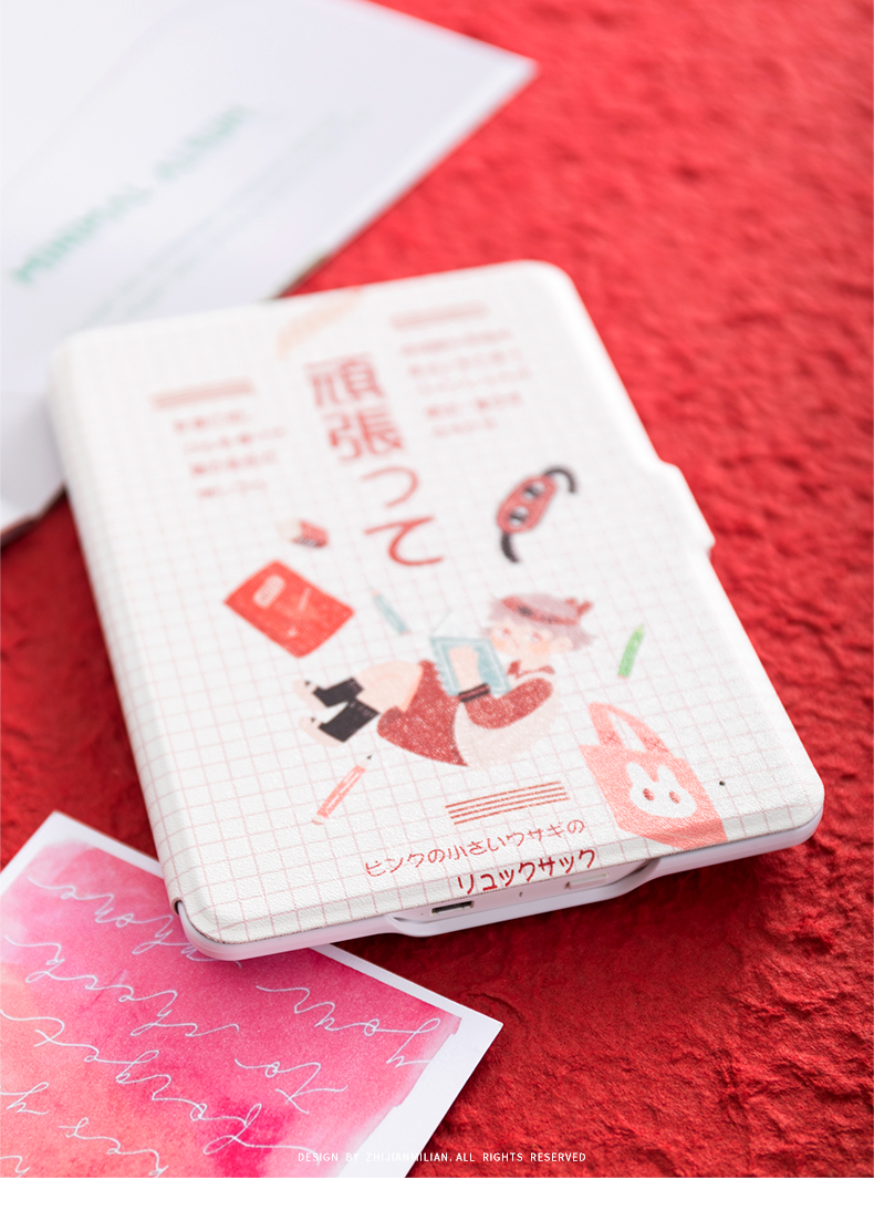 voyage Kindle bảo vệ tay áo cô gái dễ thương 958 Amazon e-book reader paperwhite1 558 nhà ở 2 3 da mỏng thương hiệu nổi tiếng mới kpw4 - Phụ kiện sách điện tử ốp ipad air 4