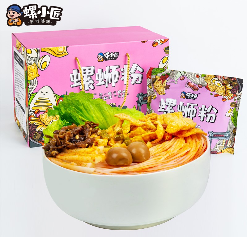 Guangxi specialty Authentic Liuzhou snail noodles Snail small craftsman snail noodles convenient fast food rice noodles rice noodle vermicelli