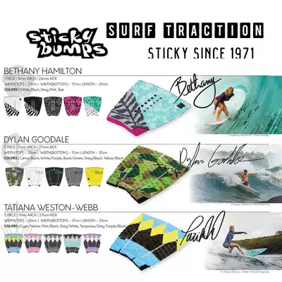 (Shaka surfing)Stickybumps US imported surfboard mats surf traction