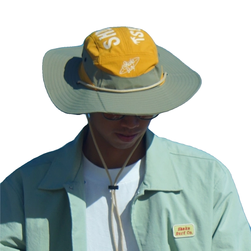 [Песчаная карта серфинг] Водонепроницаемое рыбацкое оседание шляпы.