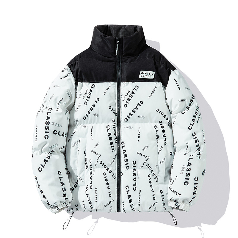 Men's New Winter Jacket, Thickened Warm Cotton Coat, down Cotton Jacket, Trendy and Stylish Winter Outerwear for Men and Women
