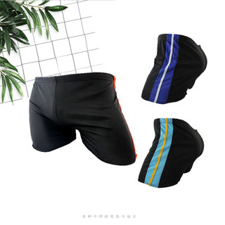 男式便宜平角泳裤 游泳馆温泉男士游泳裤 泳裤走量款