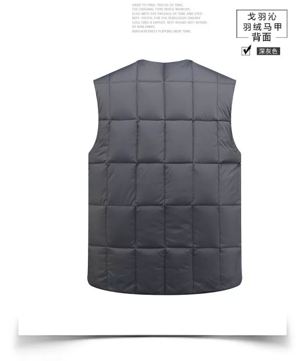 Áo khoác nam trung niên xuống vest nam trung niên cotton cộng với phân bón XL vest nam cao cấp 2018 thu đông ao ba lo nam