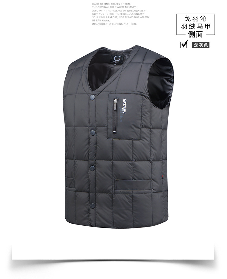 Mùa thu đông xuống áo vest nam nam trung niên mặc vest béo bên ngoài mặc áo bố trung niên cỡ lớn quần áo big size nam