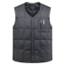 Áo vest nam mùa đông cộng với phân bón XL đệm lạnh áo ấm trung niên trở xuống áo khoác cổ chữ V bộ vest nam cho người trung tuổi Áo vest cotton